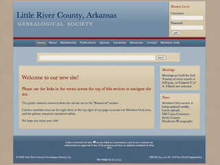Little River County, Arkansas, Genealogical Society