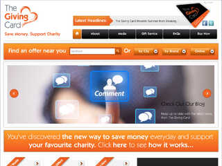 The Giving Card - Charity Discount Card