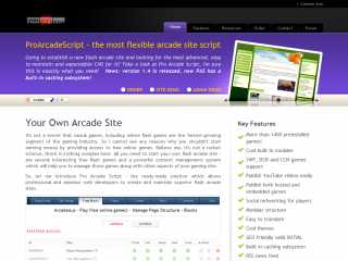 ProArcadeScript - gaming portal CMS
