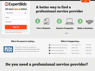 Get Proposals from Professional Service Providers | ExpertBids.com